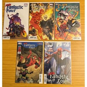 New Fantastic‎ Four Comic Books Lot 1 2 3 4 5 Marvel Comics 2019 Series